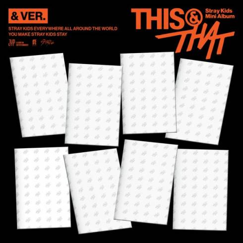 [PRE-ORDER] STRAY KIDS
10TH MINI ALBUM 'THIS & THAT' & VERSION (8CD SET)